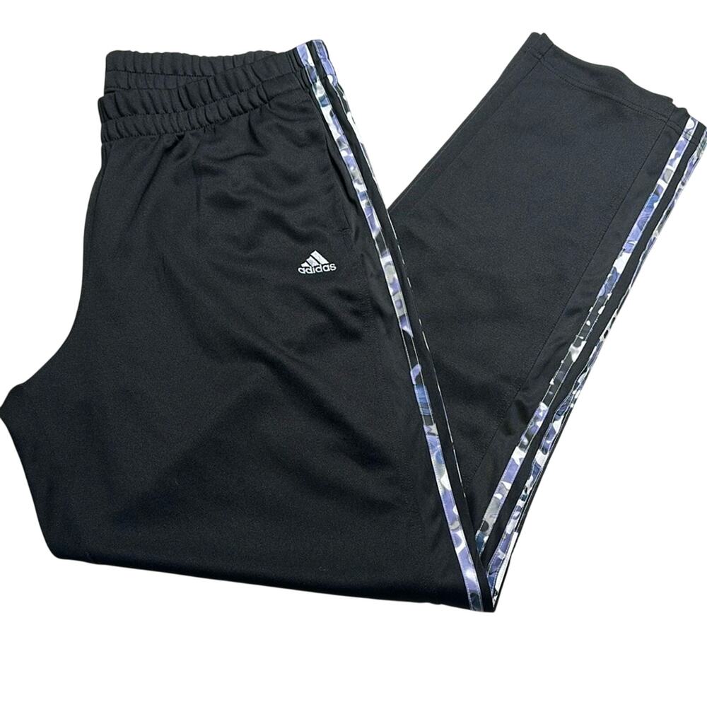 Adidas Water Color Purple Three Stripes Classic Style Zipper Ankle Pretty N26